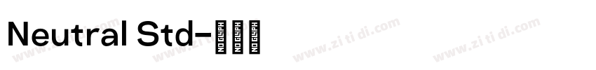 Neutral Std字体转换